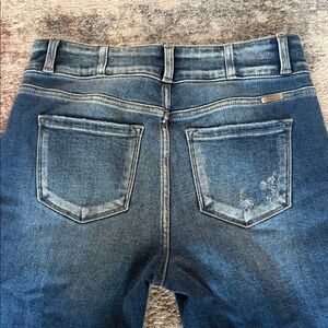 KanCan Blue Stretch Denim Jeggings with Back Pocket Detail